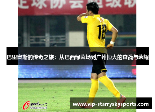 巴里奥斯的传奇之旅：从巴西绿茵场到广州恒大的奋战与荣耀