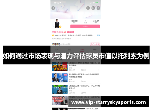 如何通过市场表现与潜力评估球员市值以托利索为例 如何通过市场表现与潜力评估球员市值以托利索为例